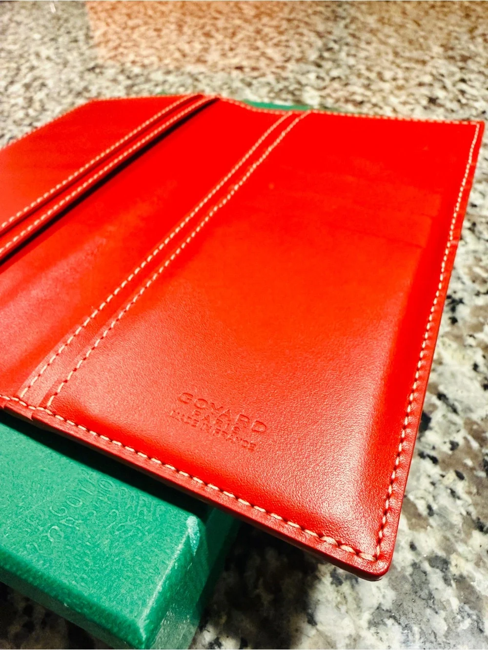 Goyard Red Long Wallet
